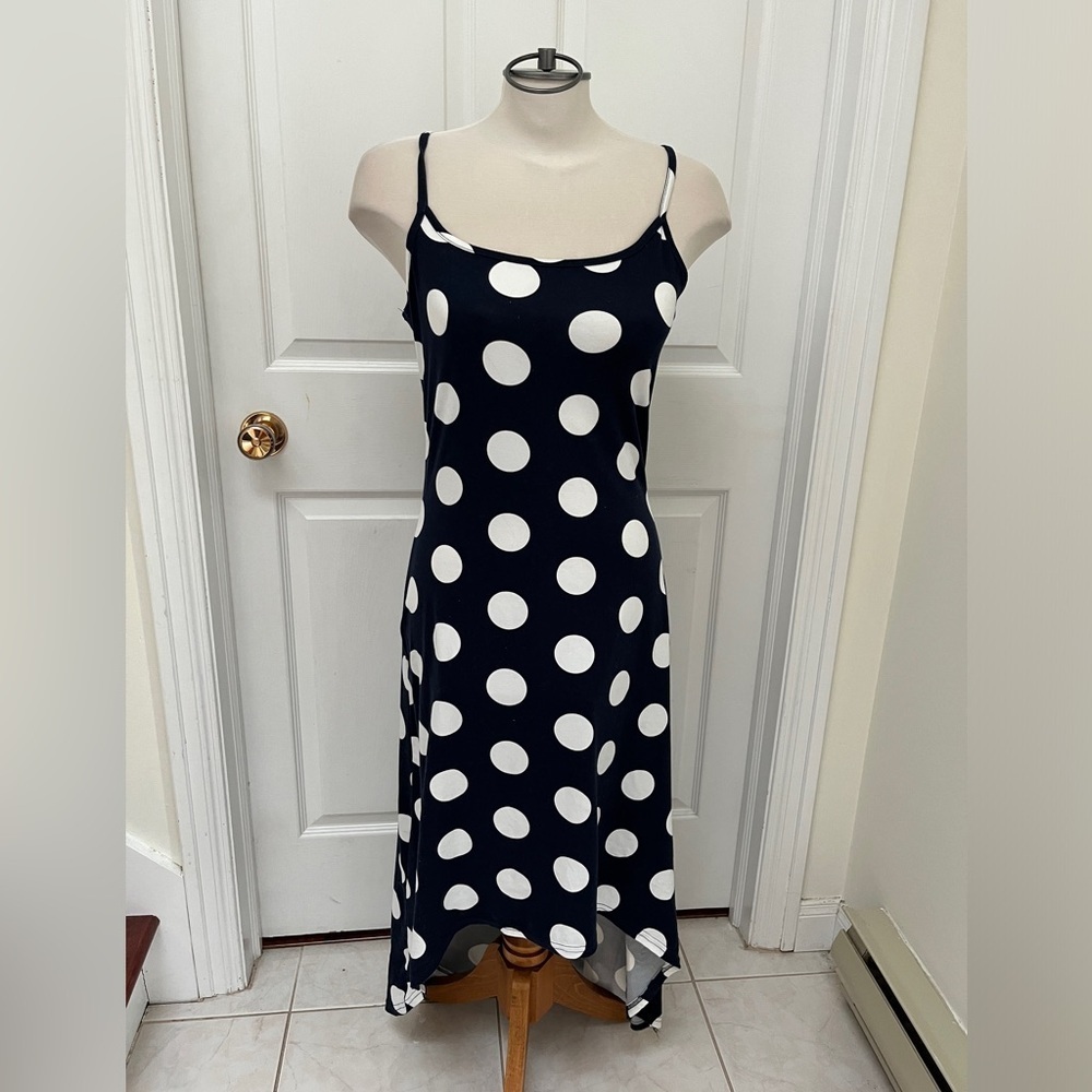 Magazine polka dot dress size medium
